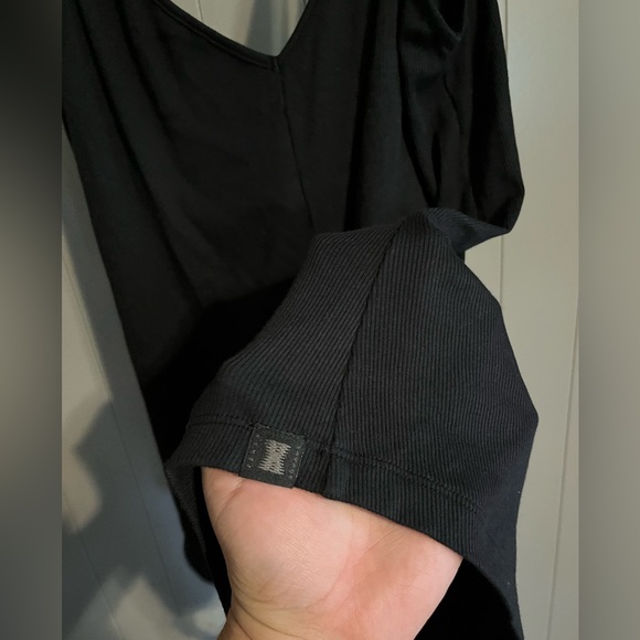 Savage X Fenty Black Rib Essential Romper - Picture 5 of 6